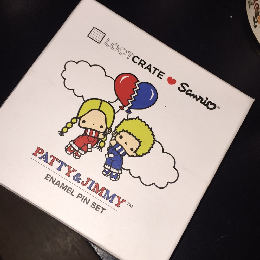 Sanrio Patty & Jimmy Enamel Pin Set